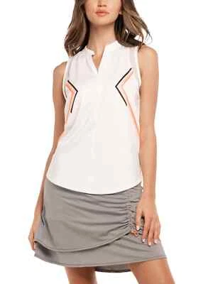 NEW Lucky In Love Animal Instinct All The Stripe Angles Sleeveless Top Women XS - Image 1 of 4