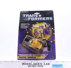 Ruckus Triggercon G1 Transformers 1987 Hasbro Action Figure MOSC NEW - Picture 1 of 4