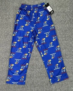 Kansas University Jayhawks Kids Flame Resistant Sleepwear Size Large - Picture 1 of 13