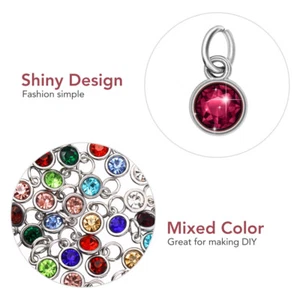 24pcs Birthstones Pendant Crystal Birthstones Jewelry Making - Picture 1 of 10