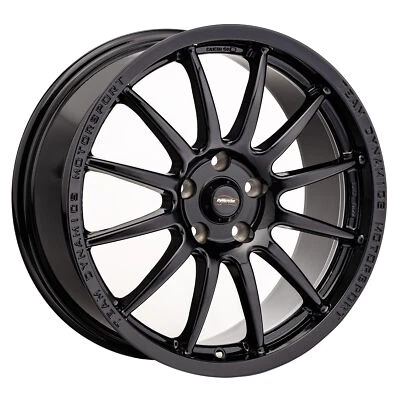 4 x Team Dynamics Pro Race 1.2 Wheels In Black - 15x7'' ET35 4x108 PCD 73.1mm CB - Image 1 of 4