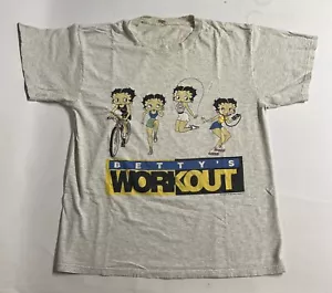 Vintage 1994 offizielles Betty Boop ""Betty's Workout"" Grafikshirt - Bild 1 von 7
