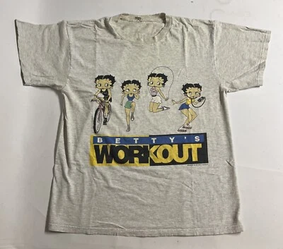 Vintage 1994 Official Betty Boop “Betty’s Workout” Graphic Shirt - Image 1 of 4