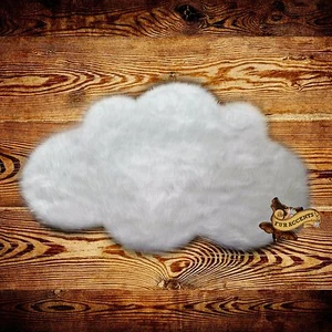 Kinder Baby Kinderzimmer Shag Spiel Akzent Teppich Wolkenförmiger Vorleger 9 FARBEN - Bild 1 von 20