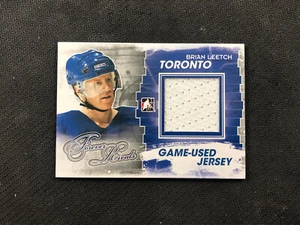 2012-13 ITG FOREVER RIVALS BRIAN LEETCH GAME-USED JERSEY BLUE VERSION #M-10 - Picture 1 of 2