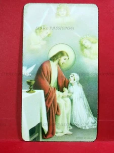 IMAGE PIEUSE N°3, COMMUNION AVEC JÉSUS, POUR JEUNE FILLE, VERSION 1 - Imagen 1 de 2
