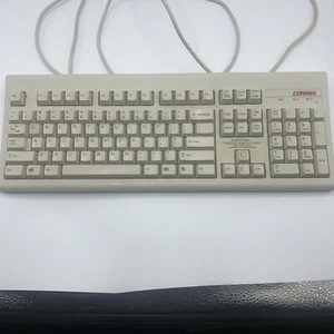 Compaq KB-3923 Wired PS/2 Keyboard - Untested Missing Foot - Picture 1 of 9