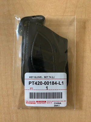 Genuine OEM Lexus Key Gloves Black PT420-00184-L1 Set of 2 - Image 1 of 4