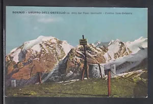 Cartolina Bormio Gruppo dell'Ortello dal Pizzo Garibaldi Confine CC932 - Bild 1 von 1