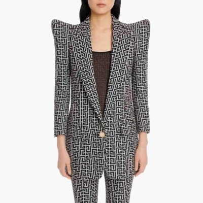 Custom Made To Order Women's Fashion Mid-Length Blazer Coat New Plus 1x-10x L638 - Image 1 of 4