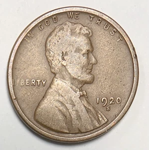 Centavo Lincoln 1920-S 1c - Imagen 1 de 2