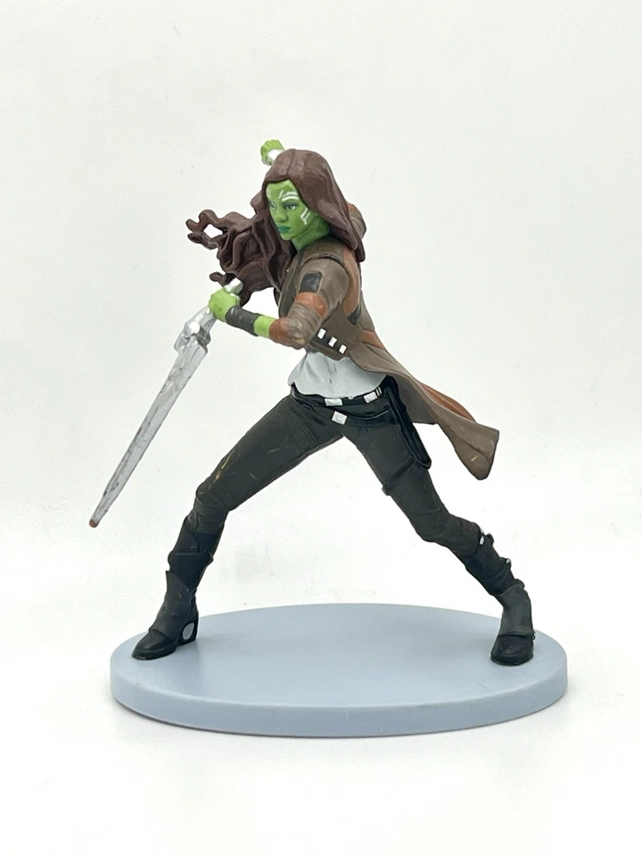 Figura PVC Disney Marvel Guardianes de la Galaxia Gamora 3.5" Alto Foto 1 de 4