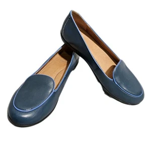 Mocassino Dansko RARO 5901 Olivia blu su pelle blu casual comodo 38/US 8 - Foto 1 di 8