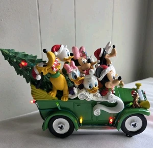 Disney Once Upon A Holiday Illuminated Musical Bradford Exchange Sculpture WORKS - Picture 1 of 13