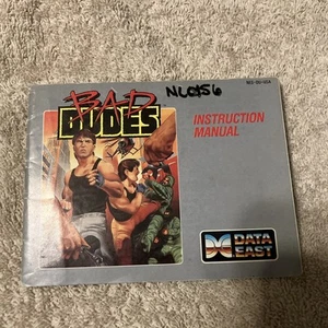 Bad Dudes (Nintendo NES, 1989) Instruction Manual ONLY - NO GAME - Picture 1 of 2