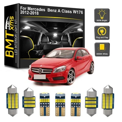 14x Car LED Interior Light Bulbs For Mercedes  Benz A Class W176 2012-2018 - image 1 of 4