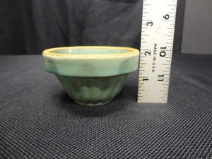Vintage Salesman Sample? Pottery Stoneware Mixing Bowl 2" High 3 1/2" Across - Picture 1 of 9