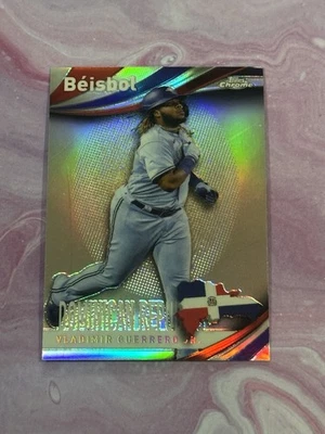 2021 Topps Chrome Vladimir Guerrero Jr. Béisbol ‘Dominican Republic’ #B-6 - Image 1 of 2