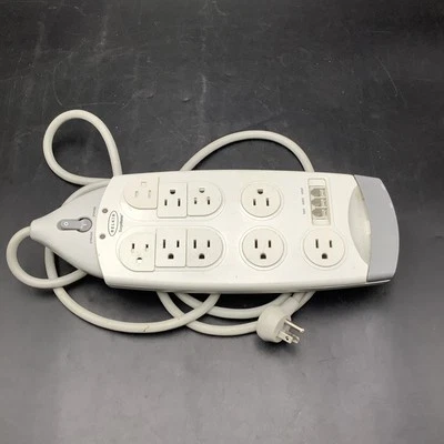 Belkin Surgemaster F9M923-08, 9 Outlet Surge Suppressor Power Strip Pre-Owned - Image 1 of 4