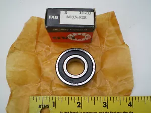 FAG 6203 RSR BEARING NOS - Foto 1 di 3