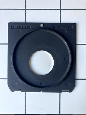 Genuine Toyo-View 96 x 98mm lens board for Copal #0 shutter UK / Europe stock - Image 1 of 4