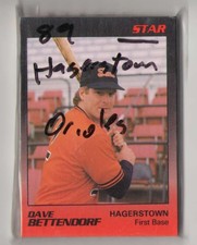 1989 Star Minor League Team Set - Hagerstown Suns (Black/Orange Orioles)