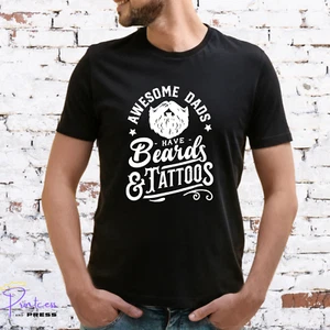 IMPRESIONANTE CAMISETA PAPÁ BARBAS Y TATUAJES, Regalo para él, NAVIDAD, DÍA DEL PADRE - Imagen 1 de 5