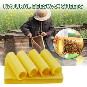 10pcs Beeswax Sheets Candle Making Craft DIY Kit Beehoney Candle Maker Full Bees - Picture 1 of 9