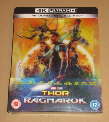 Thor Ragnarok UK Zavvi Exclusive Lenticular 4K Blu Ray Steelbook Limited Sealed - Image 1 of 2