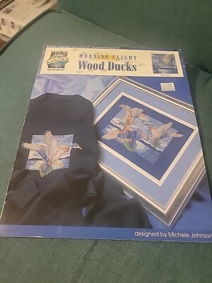 True Colors Morning Flight Wood Ducks counted Cross Stitch Pattern - Image 1 of 4