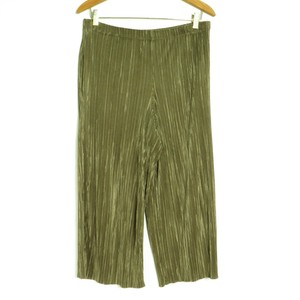 Zara Green Polyester Pants for Women 