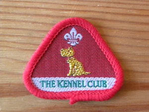 UK Scouting Discontinued Cub Proficiency Badge Animal Lover KENNEL CLUB - Picture 1 of 1