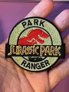 Jurassic Park Ranger Movie Embroidered Iron-On Patch Gift - Picture 1 of 3