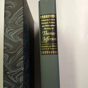 1967 Writings Of Thomas Jefferson Selections from the Personal Political 1st ed - Picture 1 of 15