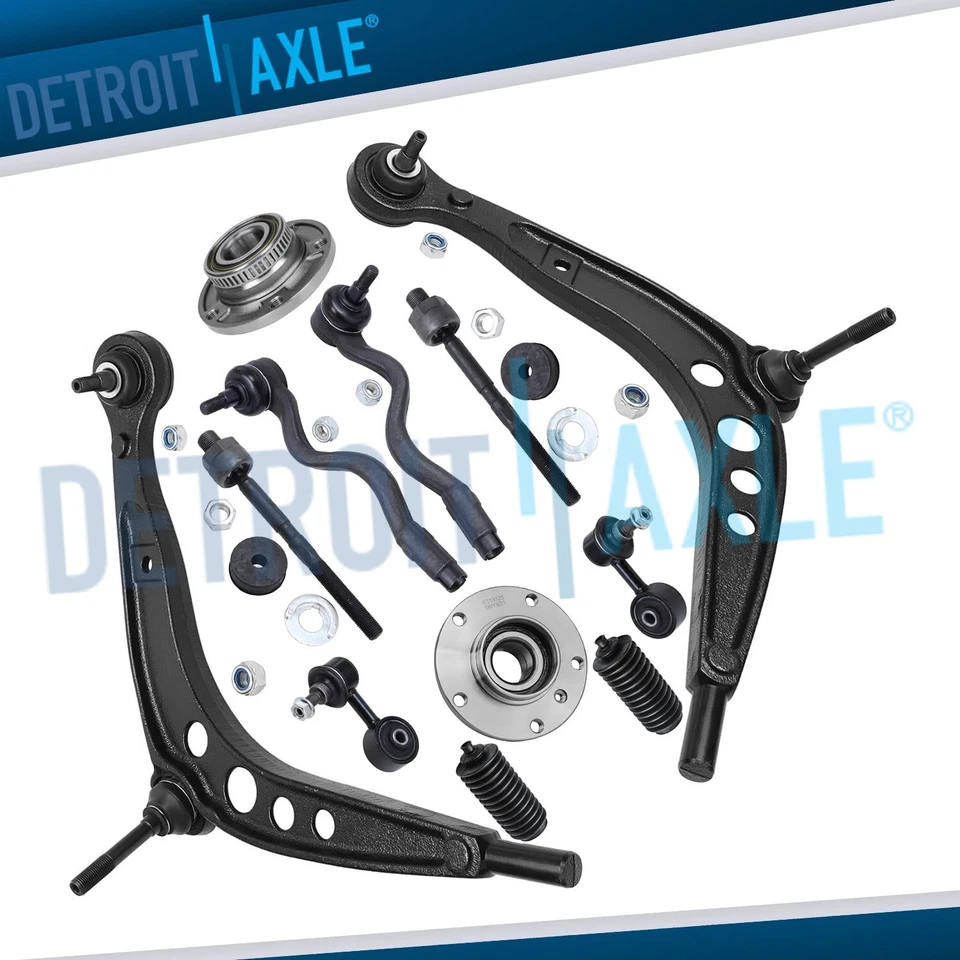 12pc Front Complete Suspension Kit for BMW 318i 318ti 323i 325is 328is Z3 w/ ABS - Image 1 of 4