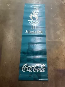 1996 Atlanta Olympics Street Banner 100x30 Green - Picture 1 of 6