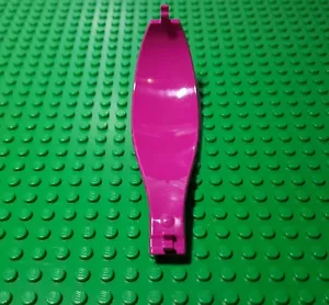 Lego 18969 43030 Panel 4 x 4 x 13 Curved Tapered with Clip at Each End Magenta - Picture 1 of 7
