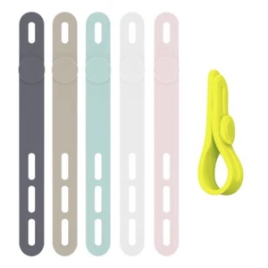 Anti-Verlust Gummiband Einstellbar Silikon-Kabel-Organizer Kabel halter - Bild 1 von 6