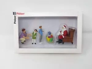Preiser G 44931 Santa Claus Father Christmas Children Mother People Figure Set - Picture 1 of 6
