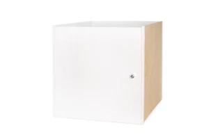 IKEA "KALLAX" Einsatz mit Tür, weiß, 33 x 33 cm - Bild 1 von 3