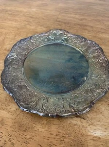 Sheridan Silberschmied Taunton Teller graviert geprägt Platte Schmuck Tablett Silber - Bild 1 von 5
