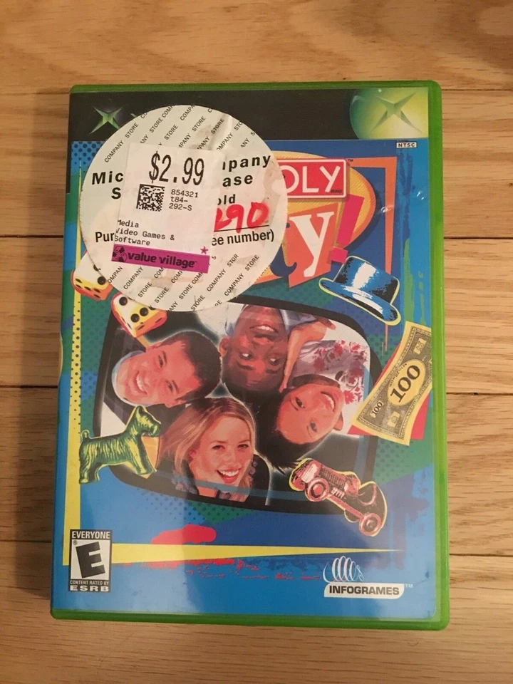 MONOPOLY PARTY - XBOX - COMPLETE WITH MANUAL - FREE S/H - (RR) - Photo 1/1