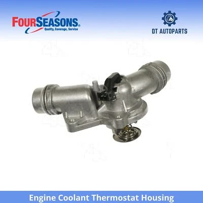 Carcasa termostato refrigerante motor BMW 525i 2001-2005 4 estaciones 2002 2003 Foto 1 de 4