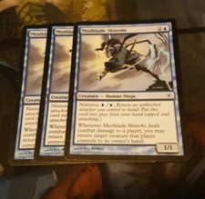 MTG Mistblade Shinobi x3 LP - Betrayers of Kamigawa, English - j1