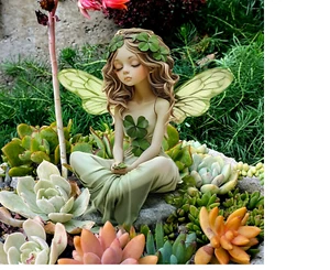 new Garden Butterfly Fairy Garden PVC Insert Decorations Fairy Holiday Ambiance - Picture 1 of 8
