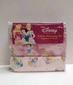 Baby Princess 3 PC Set Flannel Receiving Blanket Crib Dust Ruffle Diaper Stacker - Picture 1 of 7