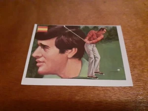 Ballesteros sticker card World Champion Golf 1985 vintage and rare collectible - Zdjęcie 1 z 6