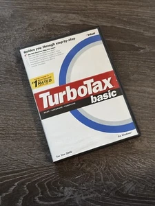Turbo Tax Basic Federal 2002 CD Windows With Product Key - Bild 1 von 4