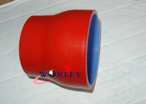 Tubo turbo acoplador reductor de manguera recta de silicona de 2,75 a 3 pulgadas 70-76 mm ROJO - Imagen 1 de 5