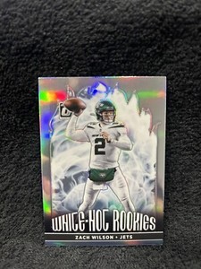 2021 Donruss Optic Zach Wilson White Hot Rookies Silver Prizm Jets RC WHR-1 Jets